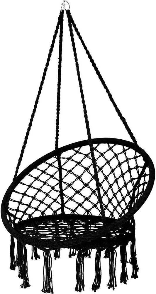 GFS Boho Hanging Chair Hammock Rope Heavy Duty Indoor
