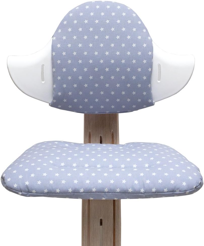 BlausbergBaby - Cushion Set for Nomi Highchair of Evomove - Gray Star