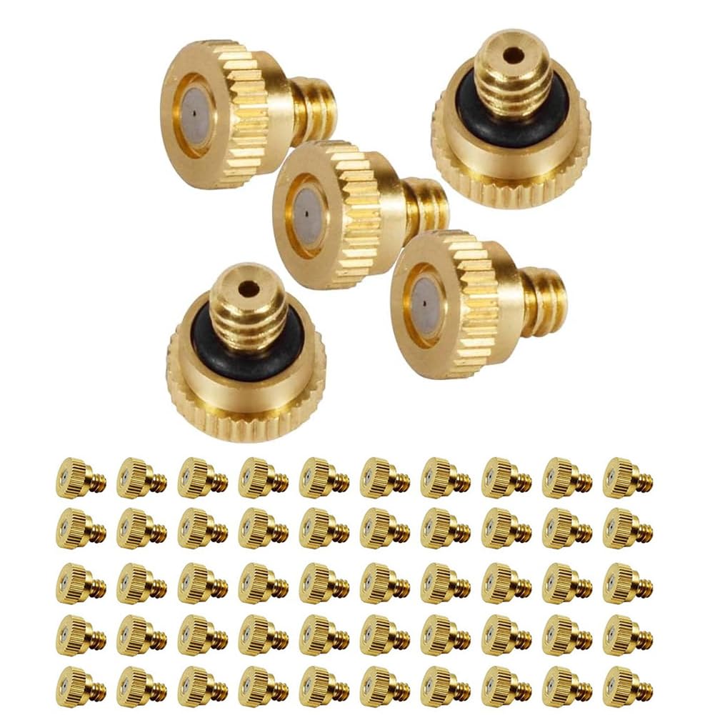 Buse de pulvérisation en laiton 10/24 UNC 0.2mm pour système de refroidissement basse pression x50
