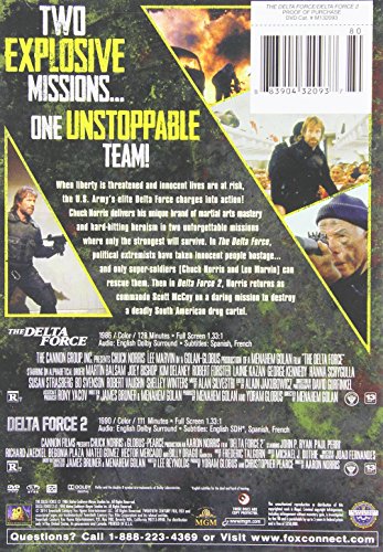 Delta Force 1 & 2 [DVD] Saga Completa Cine Bélico y Comandos 3