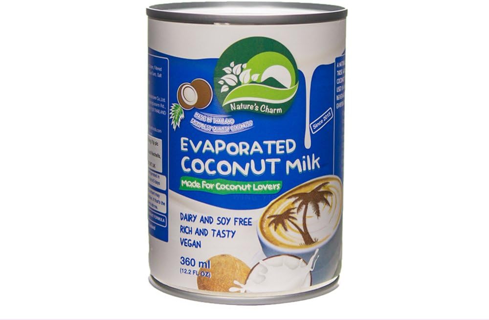 Natures Charm Evaporated Coconut Milk, 360 ml, Pack of 24