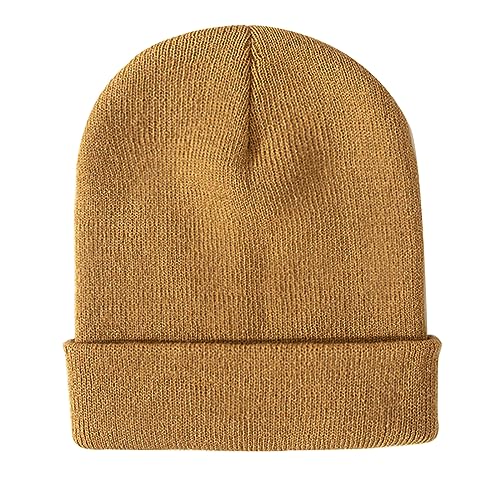Image of ZOORON 1&2 Pack Beanie for Men Women Slouchy Beanie Hats Winter Knit Caps Soft Ski Hat Unisex