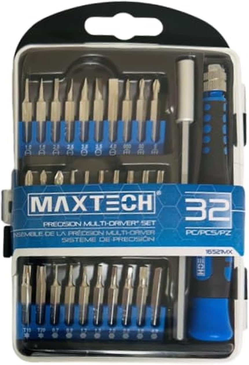 Maxtech 32-Piece Precision Bit Set - Precision Multi Driver Set ...