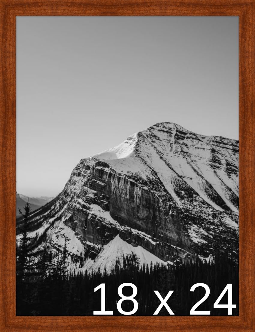 Frame It Easy 5 x 5 Russet Wood Frame (Derby)