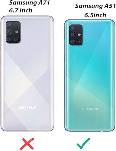 Miniatura 2 de Funda para Samsung Galaxy A51 con clip para cinturón, funda resistente a prueba de golpes protector de pantalla integrado compatible con fundas