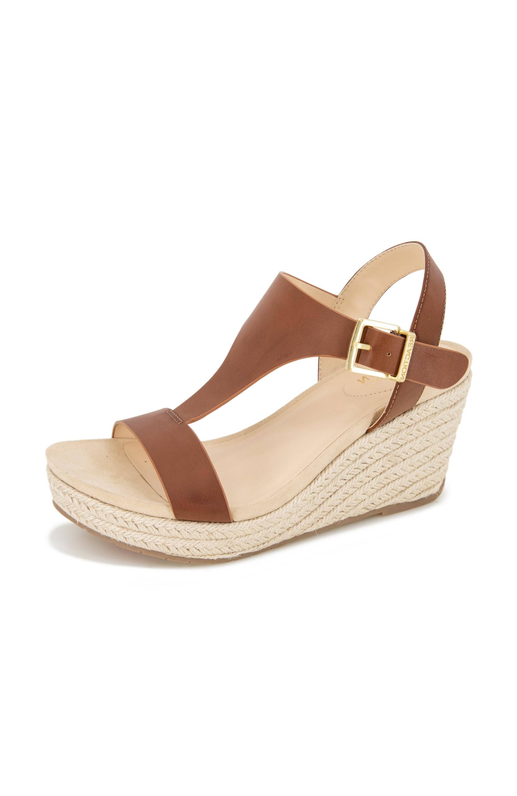 womens Card T-strap Wedge