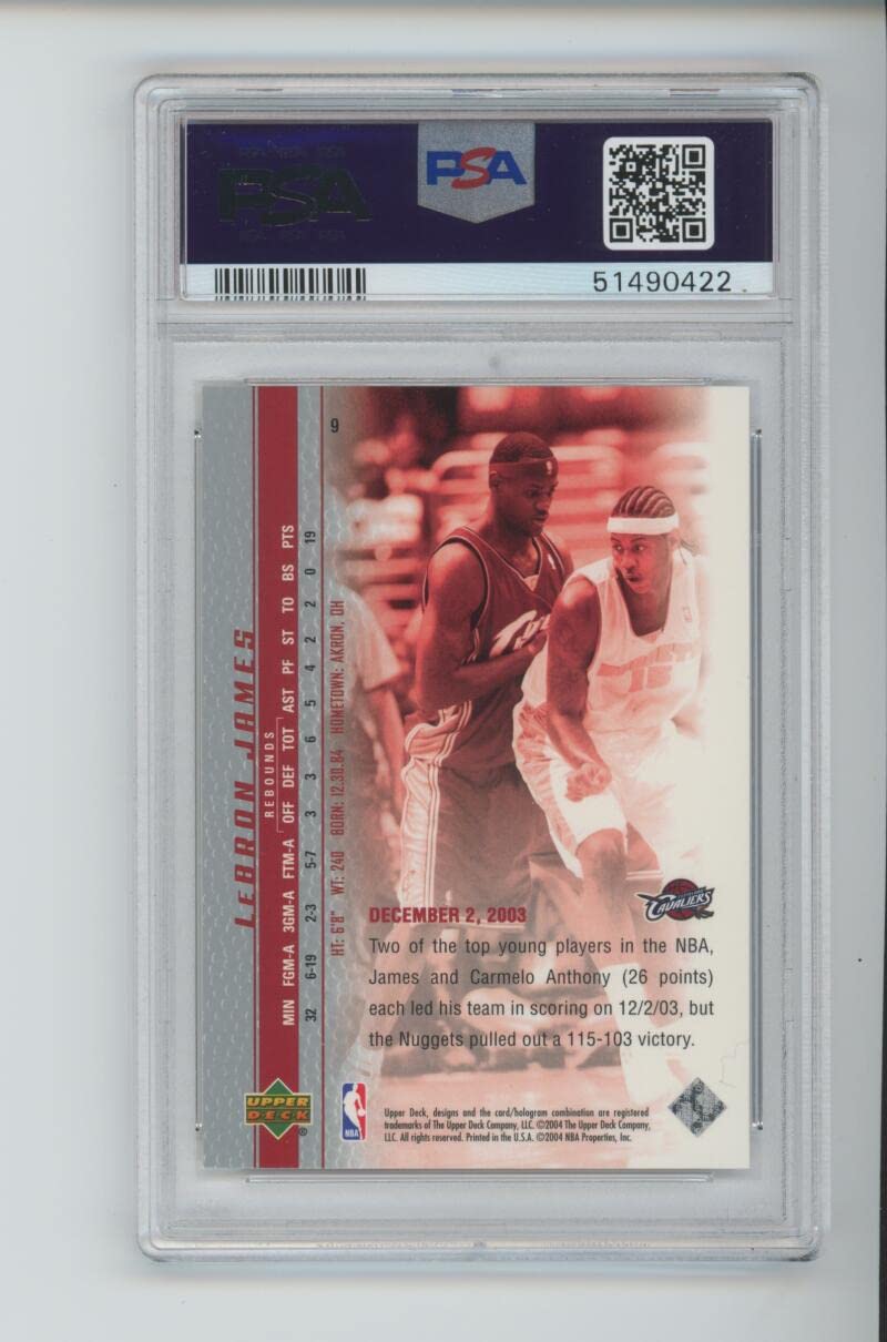 Amazon.com: 2003-04 Upper Deck Phenomenal Beginning Carmelo #9
