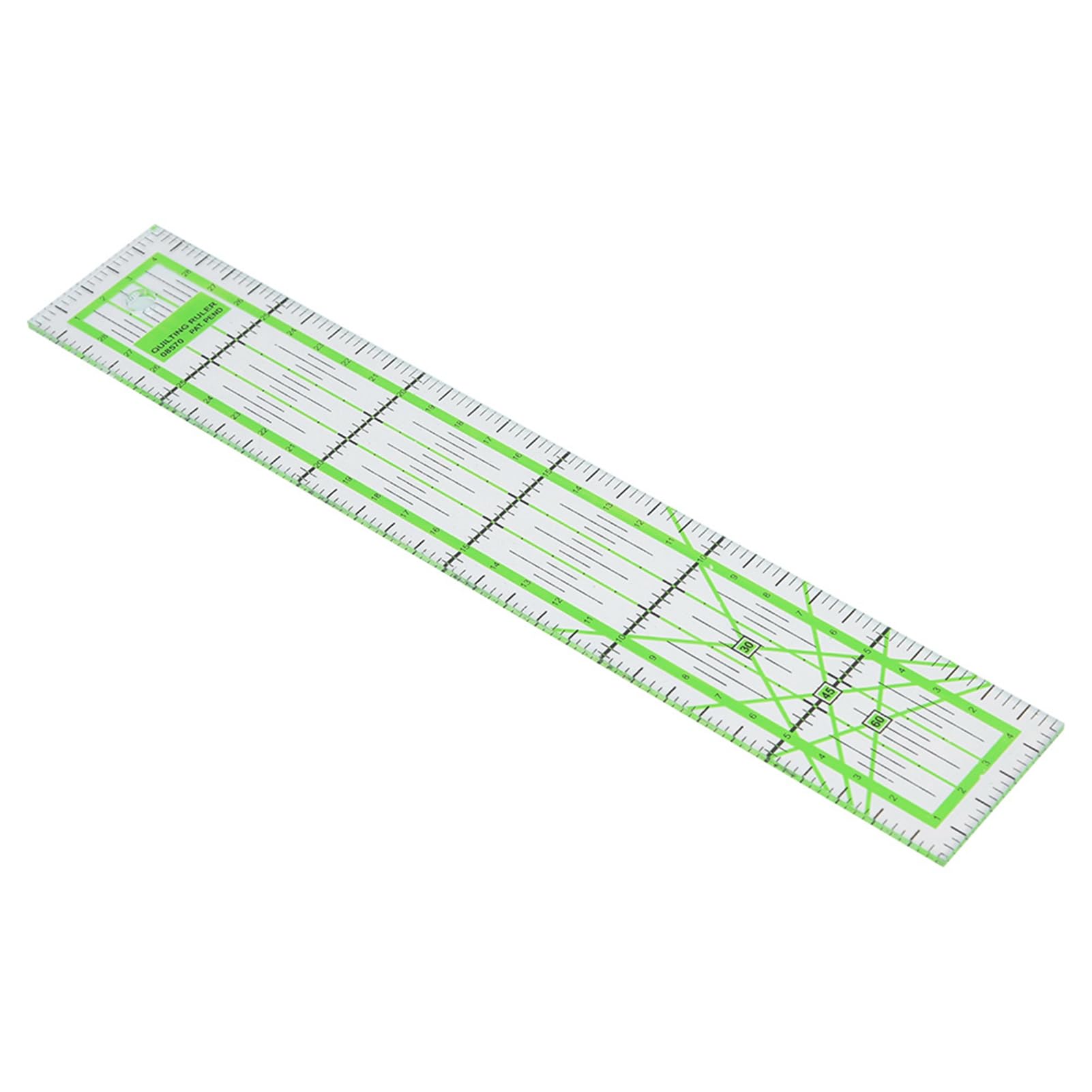Pissente Sewing Ruler, High Transparent Plastic Tailor Ruler, Accurate Measurement for DIY Quilting, 5x30cm for Dressmaking