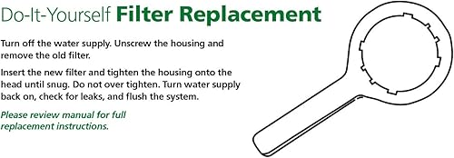 Vista 20 de AO Smith Filtro de sedimentos de agua para toda la casa - Sistema de filtración de una etapa de válvula en cabeza - Certificado NSF - AO-WH-PREV