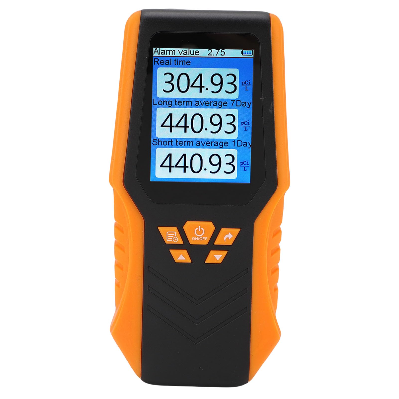 banapoy Rilevatore di Radon Tester Digitale Portatile Compatto per Radon per Casa, Scuola, Ufficio, Seminterrato, Display LCD, Batteria Ricaricabile
