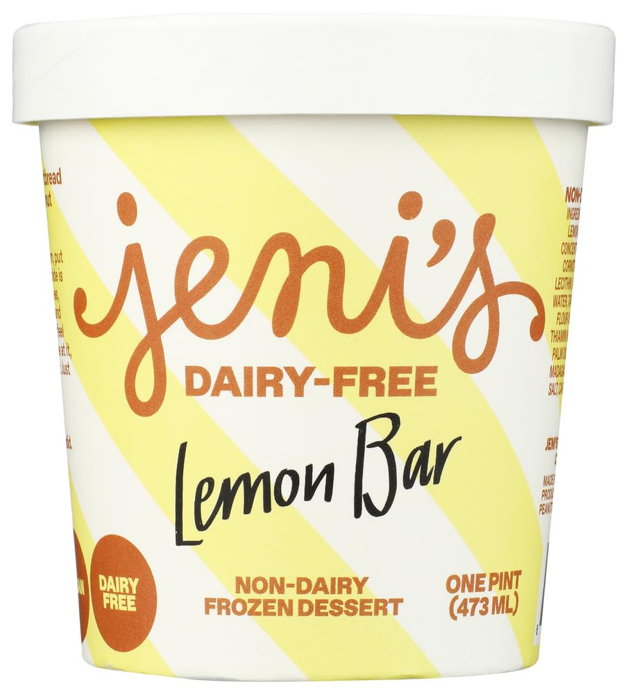 Jenis Splendid Ice Creams, Frozen Dessert Dairy Free Lemon Bar, 16