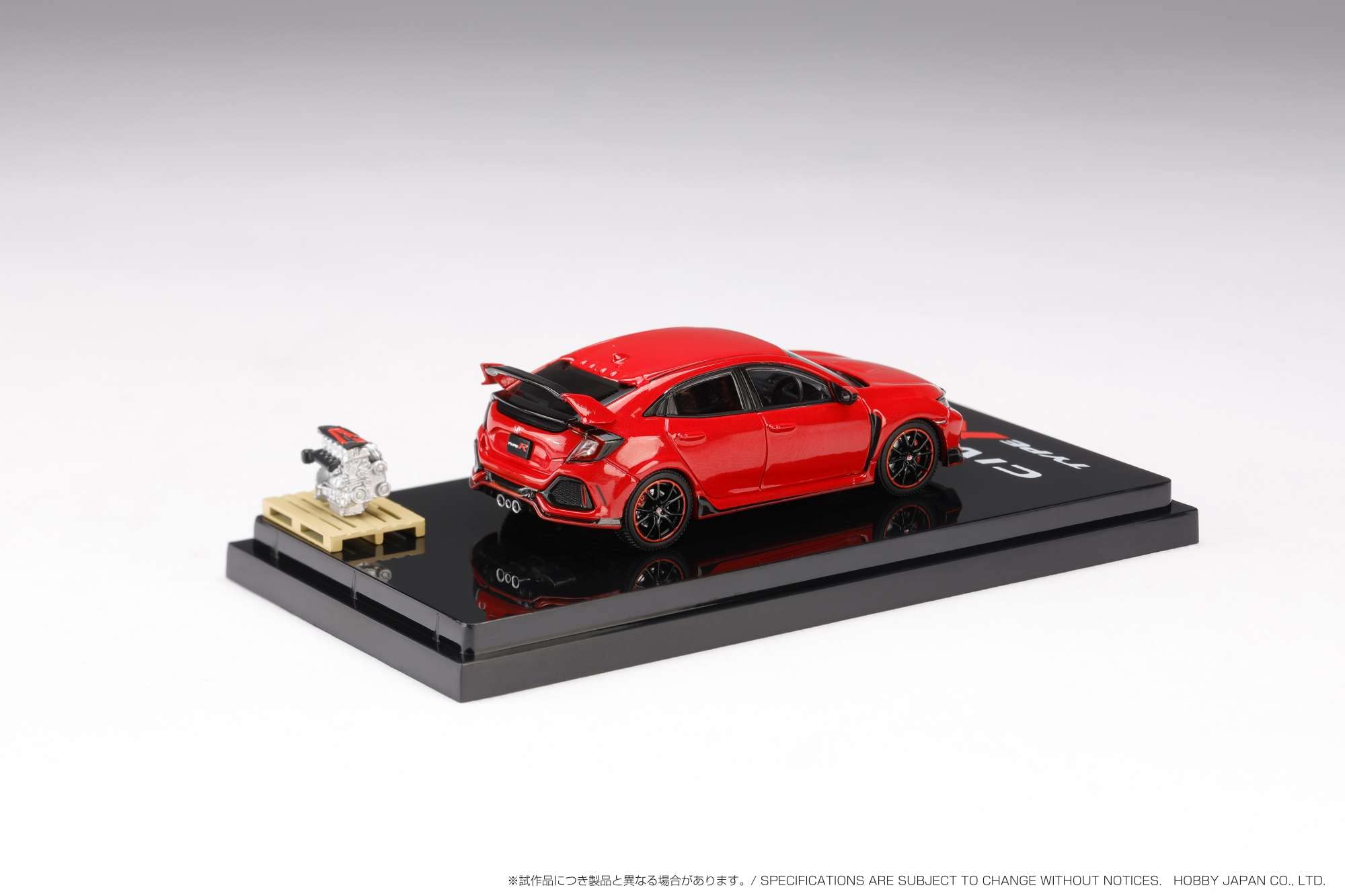 1/64 HONDA ホンダ CIVIC Type R FK8 シビック Amazon | ホビージャパン(HobbyJAPAN) 1/64 ホンダ シビック TYPE R
