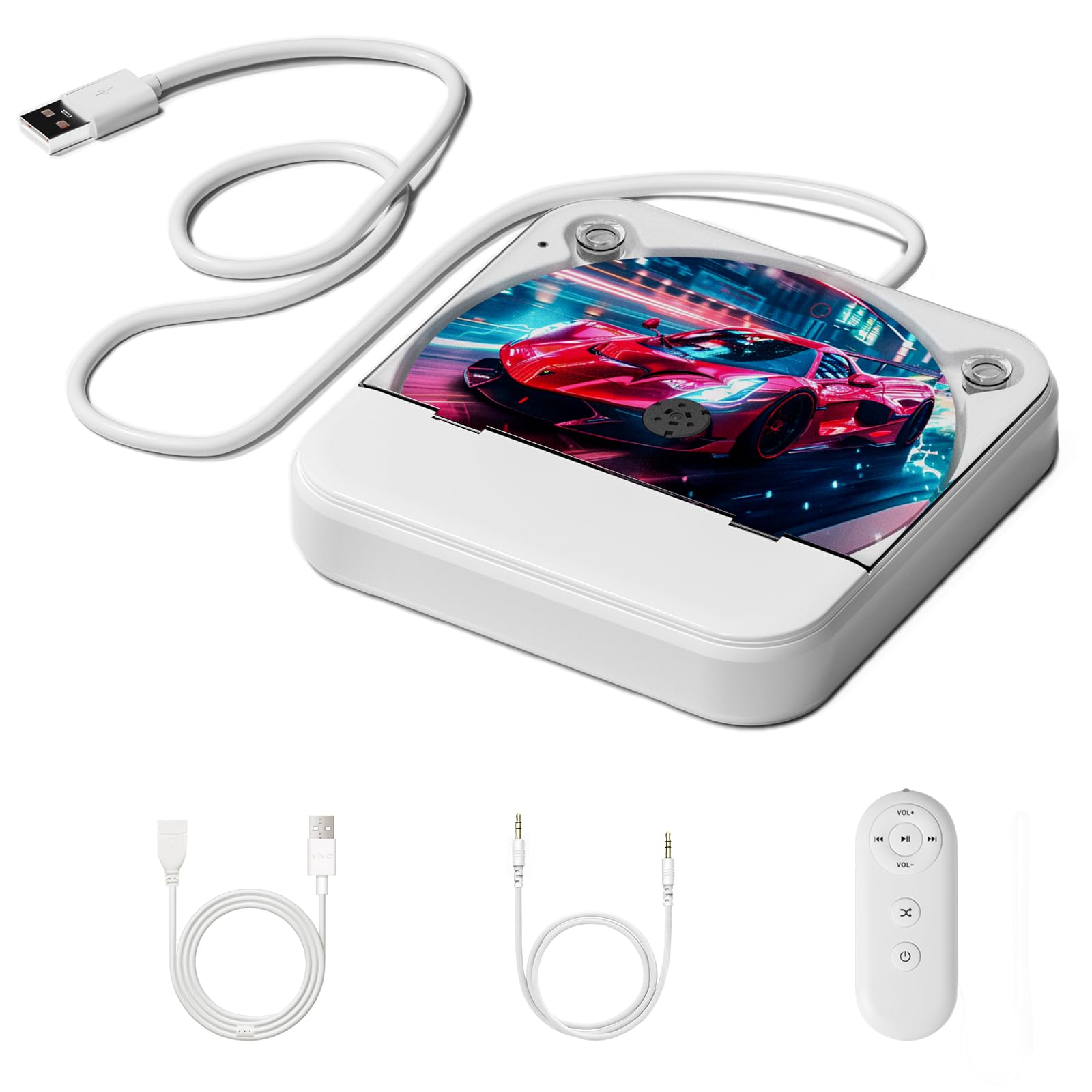 Amazon.com: SKYANS CD Player for Car, External USB AUX Disc Drive Amazon.com: SKYANS CD Player for Car, External USB AUX Disc Drive