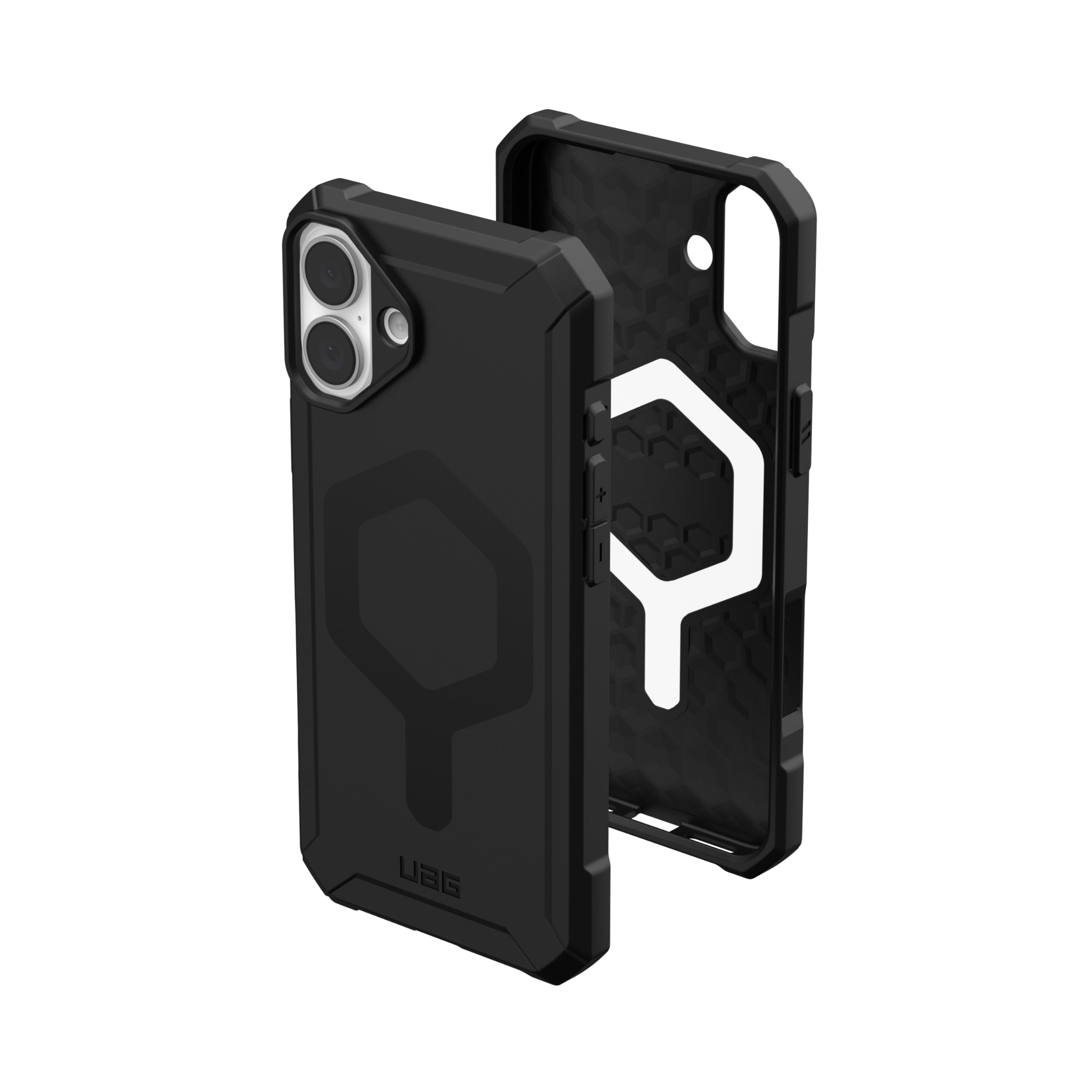 Urban Armor Gear UAG Essential Armor Mag-Safe Compatible, Slim Fit Rugged Protective Case/Cover Designed for iPhone 16 Plus (6.7-Inch) (2024) (Military Drop Tested) - Black