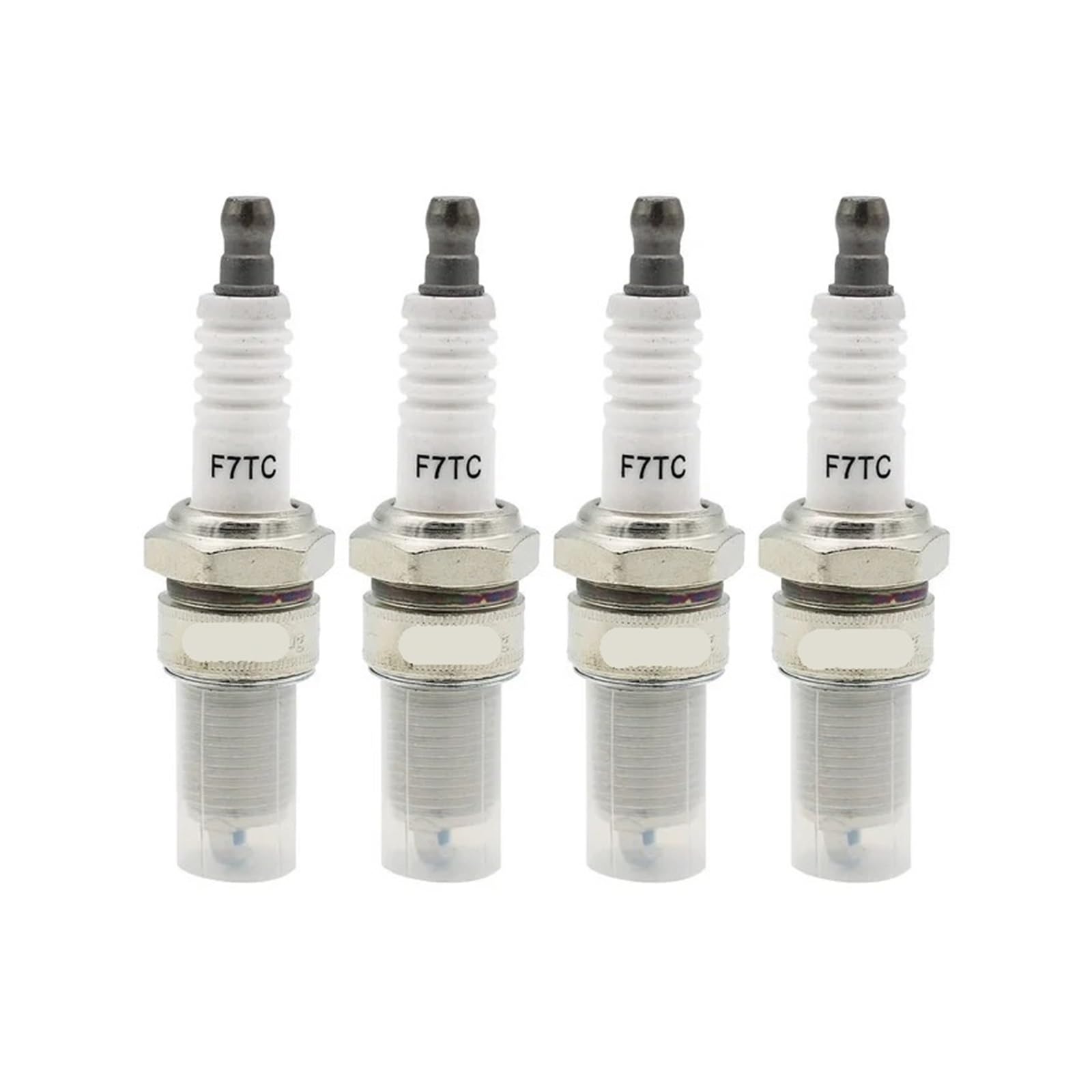 4 bujías: F7TC Adecuado para Motor mecánico de Gasolina de Cuatro Tiempos, GX120, GX160, GX200, GX240, GX270, GX340, GX390
