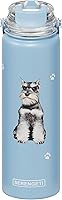 Vista 11 de SERENGETI Botella de Agua de 24 Oz de Acero Inoxidable con Tapa a Prueba de Derrames - Frasco de agua de doble pared con aislamiento al vacío