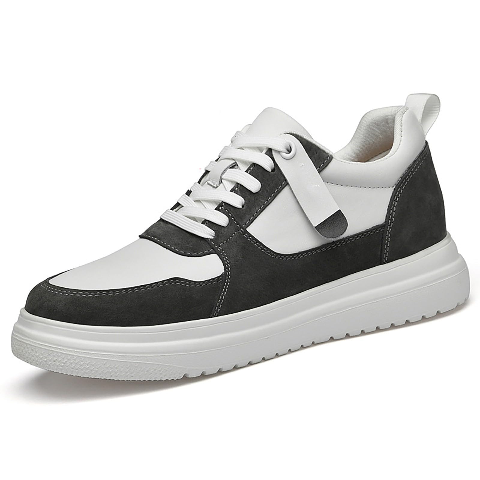 Zapatos elevados para hombre, 6/8/10 cm, unisex, ajustables en altura, zapatos casuales, antideslizantes, transpirables, zapatillas de deporte elevadas, zapatos con cordones
