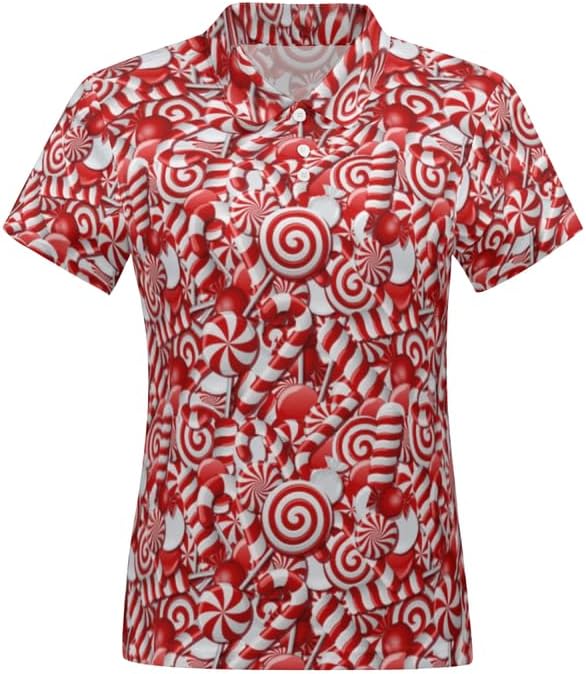 Funny Matching Couples Golf Shirts Short Sleeve Polo Shirts Moisture Wicking Unisex Hawaiian Outfits for Men Women