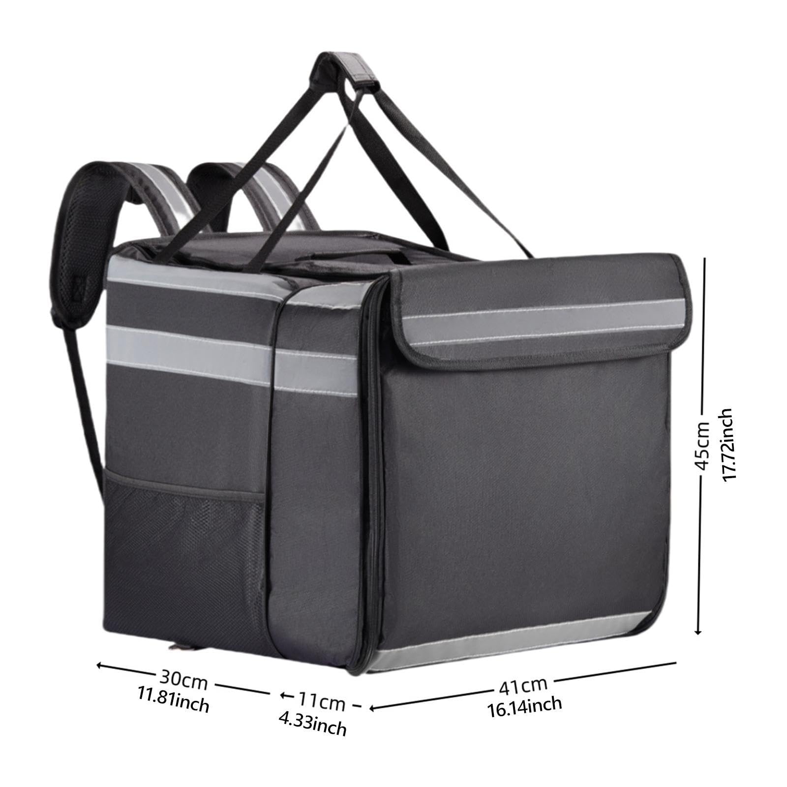 Mochila para Reparto de Pizza, Portátil, para Reparto de Comida, Resistente Y con Aislamiento Térmico.