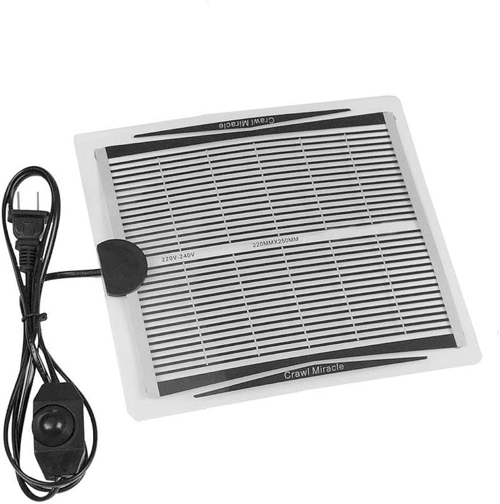 【2021春夏新色】 Tikaton Reptile Heat Pad Adjustable Temperature Under Tank