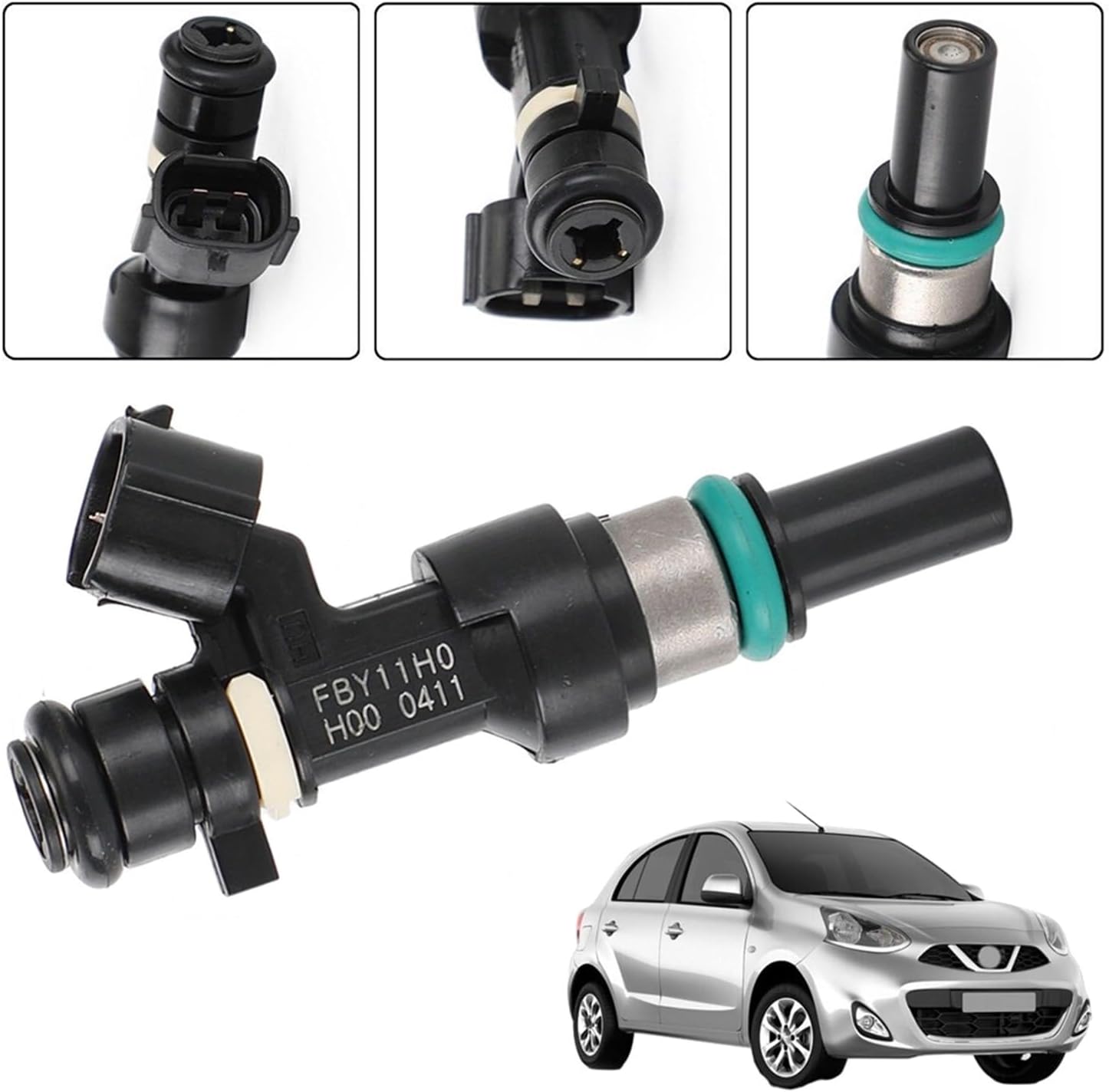 Automotive fuel injectors High mass Fuel Injector Fit For Nissan Micra K13 1.2 16600-1HC0A FBY11H0 166001HC0A Replacement Fuel FBY11HO fuel injector