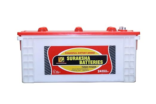 SURAKSHA TABULAR INVERTER BATTERY 180 AH RED (8)