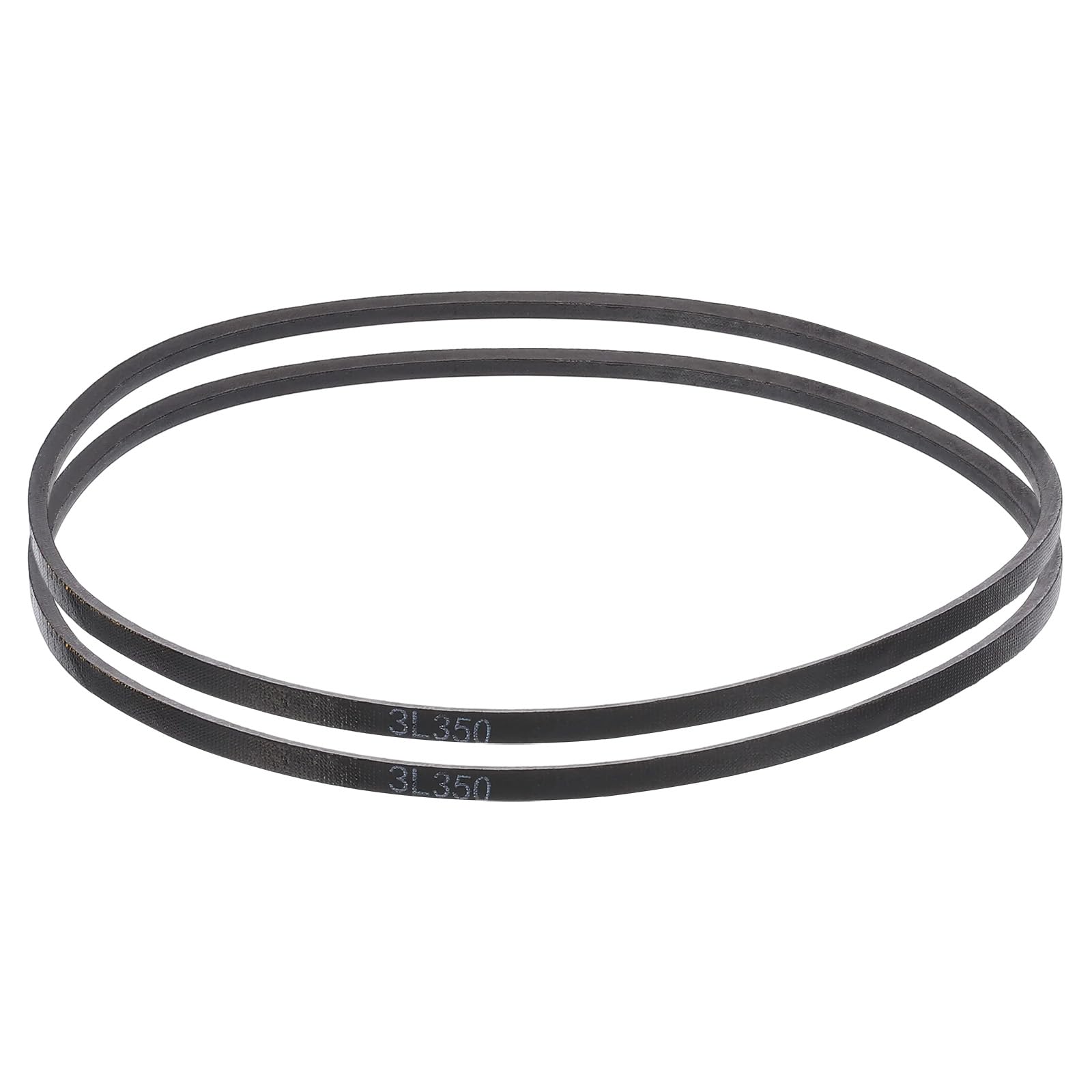 uxcell 3Pcs 3L350 Classic Wrapped Rubber V-Belt, 35"(889mm) Outside Circumference, 3L Profile V Belt 3/8" Width 7/32" Height