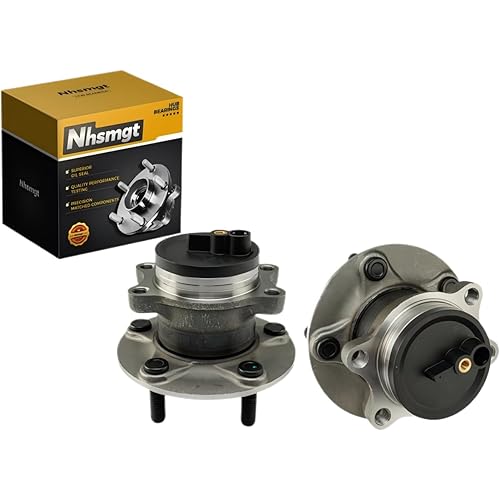 Pair 512563 FWD Rear Wheel Bearing Hub Assembly Fit for Mitsubishi Eclipse Cross 2018-2019, Outlander 2013-2019, Outlander Sport 2013-2019, Non-ABS, 5 Lugs, 2pcs