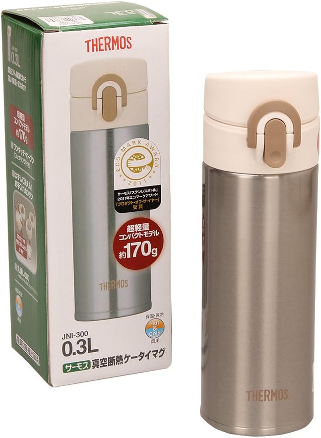 THERMOS MOTION JNI300SL Silver Thermal Stainless Mug 0.3 liter (10.1 oz