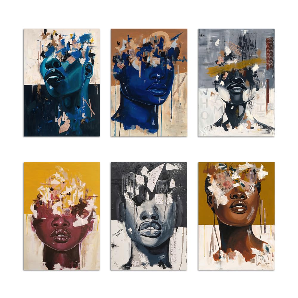 OneSheep Shop Black Art Wall Decor Queen Wall Art Art Paintings For Wall Black Artist Poster African American Prints For Living Room