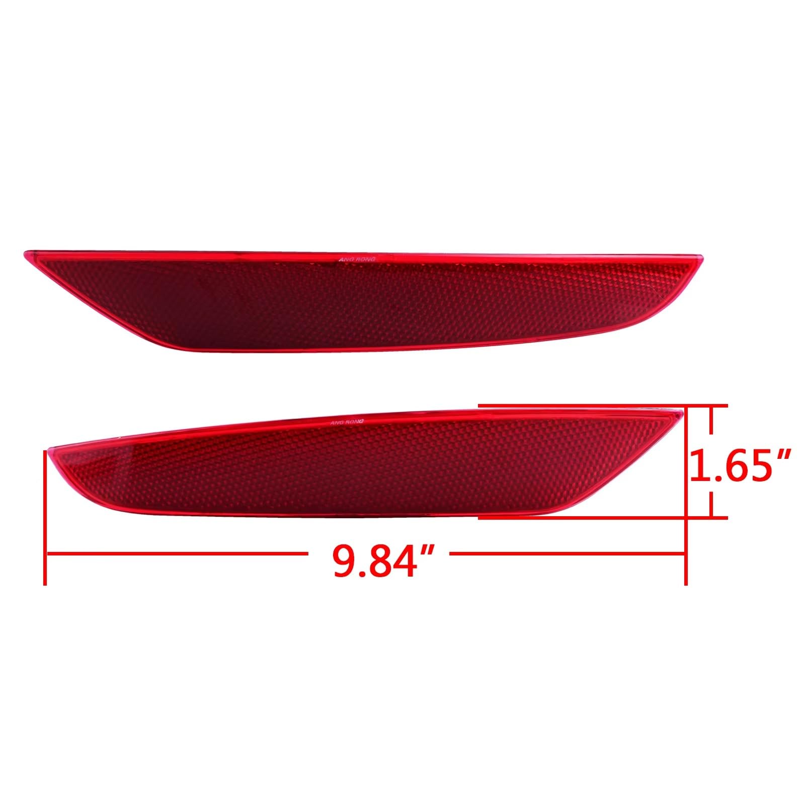 Compatibile Con Per Golf 6 MK VI 2009 2010 2011 2012 2013 Lente Destra Sinistra Fanale Posteriore Riflettore Paraurti 5K0945105A 5K0945106A Riflettore de paraurti posteriore