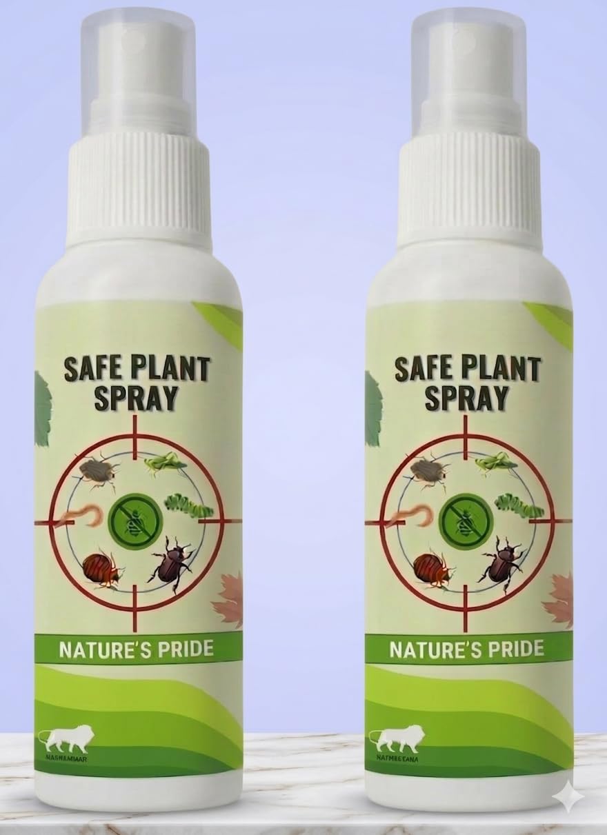 Safe Plant Spray, Plant Pesticide Spray, Pest Control for Indoor and Outdoor Plants pack of 02-image-41
