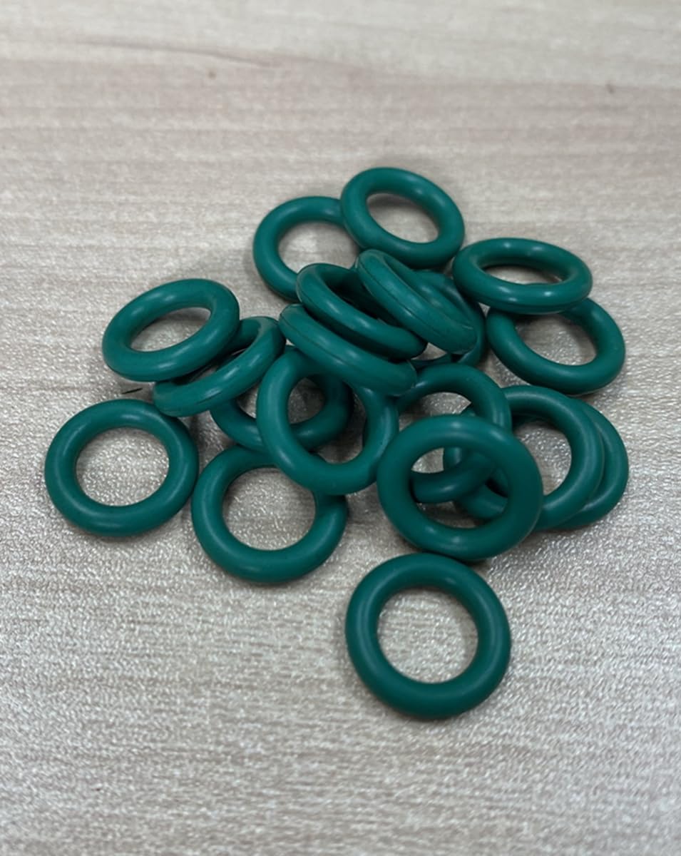 1 Piezas Junta tórica de caucho fluorado FKM, 12 mm Diámetro del cable, 1176 mm Diámetro interno, 1200 mm OD, para sellos mecánicos, bombas, válvulas de presión constante, instrumentos