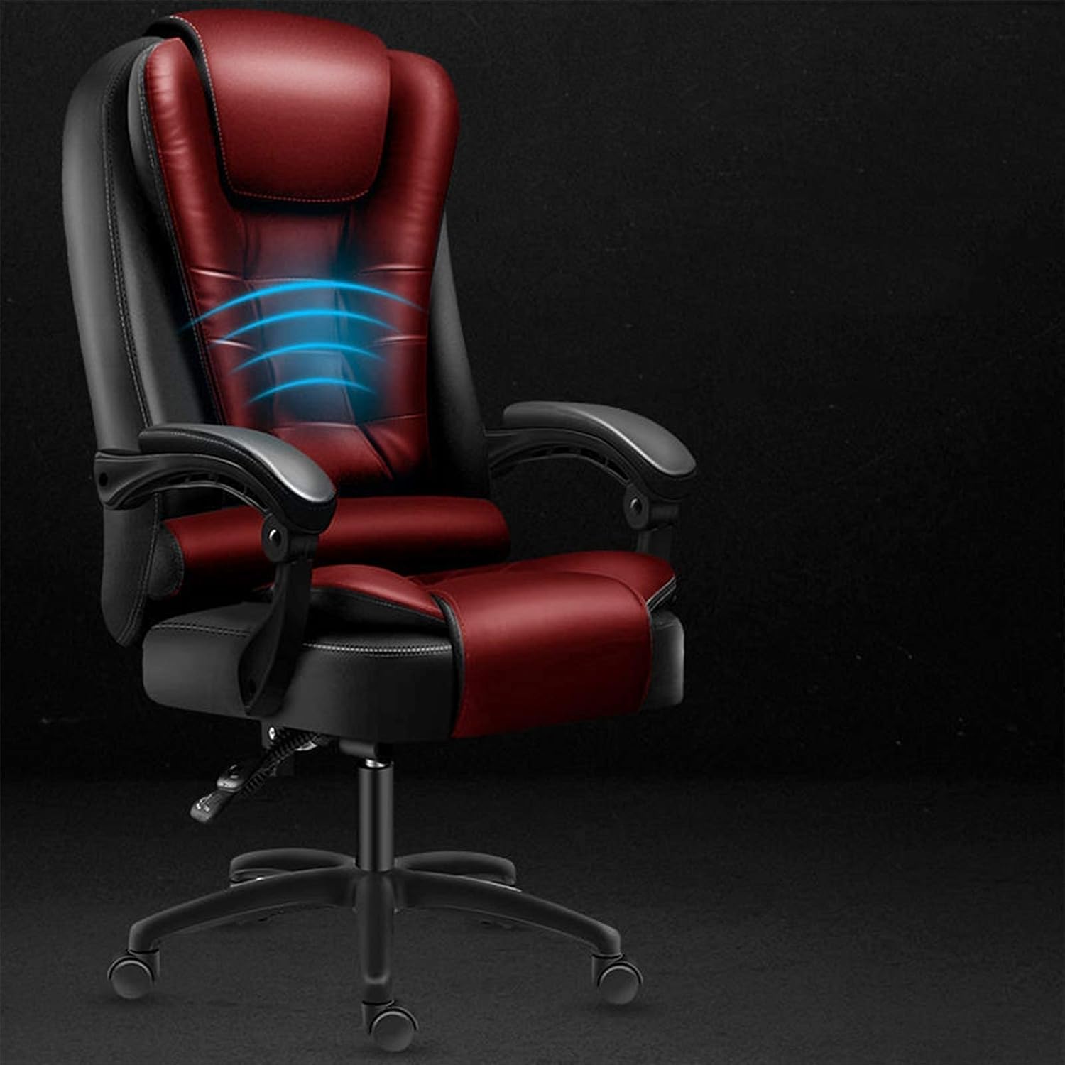 Amazon.co.jp ゲーミングチェア, オフィスのためのインドールの椅子、家族研究、ビジネス快適な議会の革の座席、オフィスビジネス