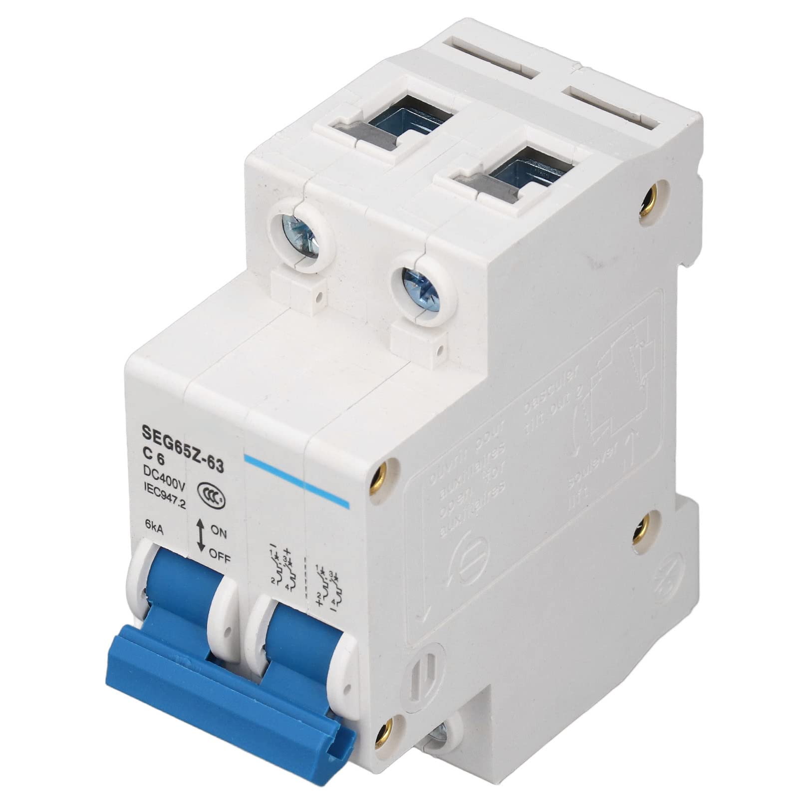 ELBME® Solar Switch, 600V High Efficiency Safe DC Switch Durable Strong Contact Solar Panel Explosion Proof Indicator (C6)-image-26