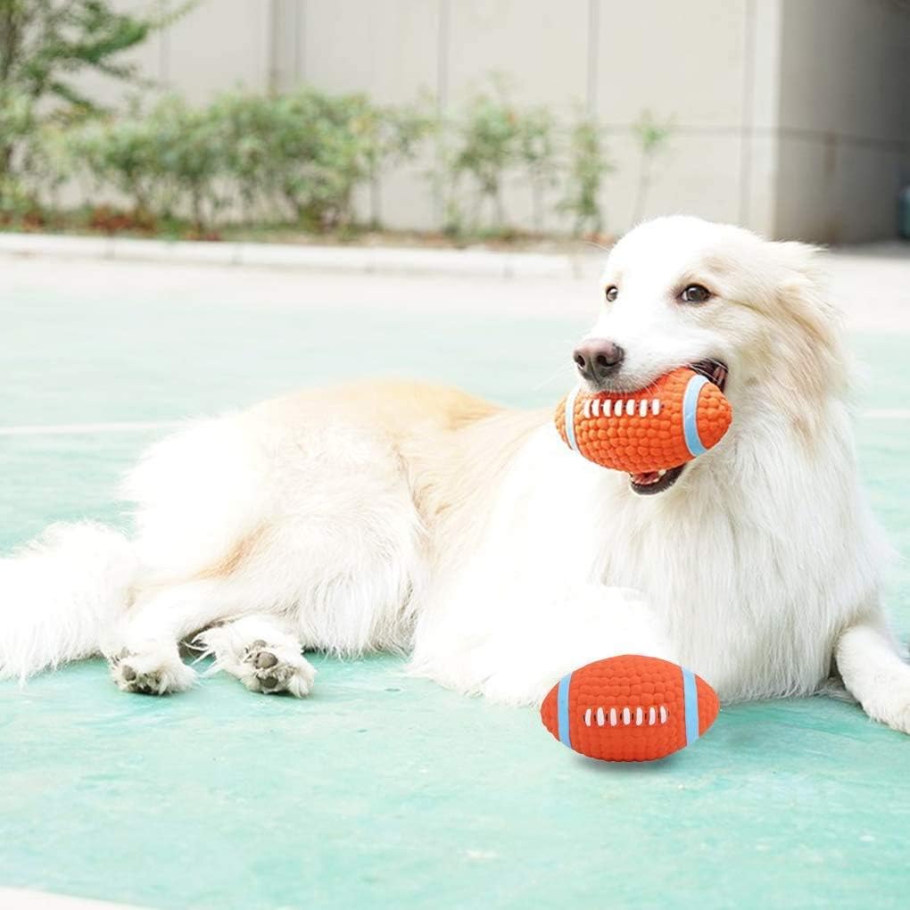 BEISIJIA Squeaky Pet Dog Toy Ball, Soft Latex Chew Ball Toys Wear-Resistant Dog Chew Molar Balls for Small Medium Large Dog - Image 5