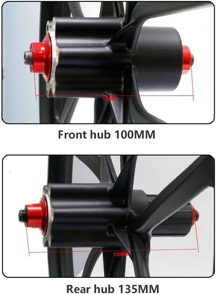 Bike Wheelset 20 inch, Magnesium Alloy Disc Brake Wheels for 7-10 Speed Freewheels Quick Release Axles Accessory