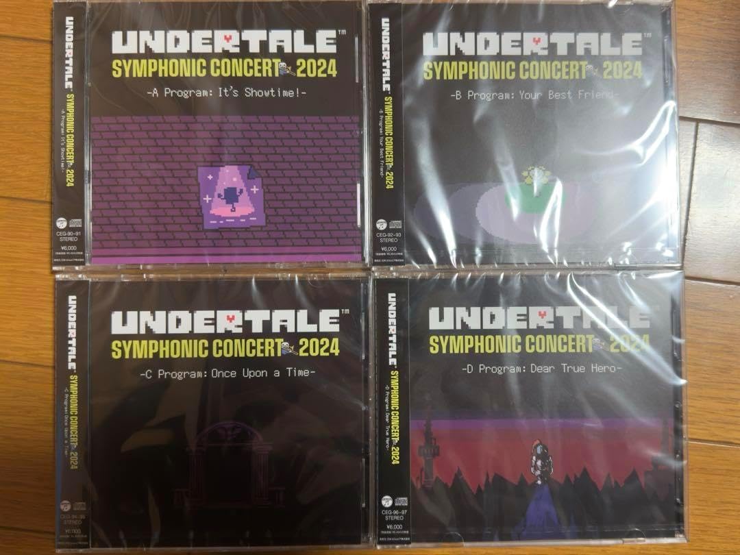 新品】UNDERTALE コンサート 2024 4枚セット限定品