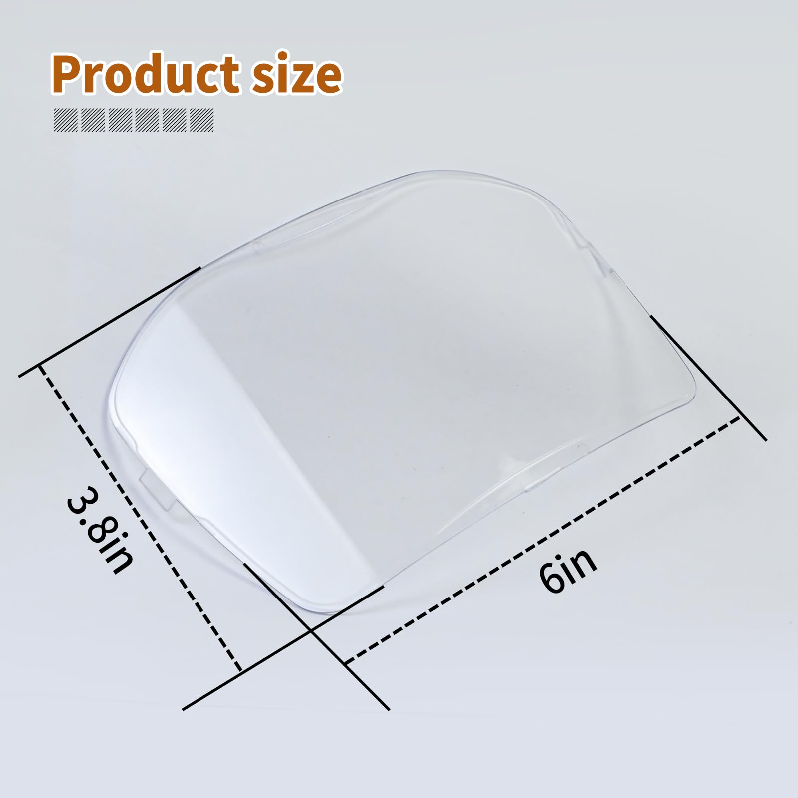 Confezione da 10 piastre di protezione esterna per casco da saldatura 9100 06-0200-51 | Lente di protezione esterna di ricambio adatta ai modelli 9100 FX QR MP Air FX-Air per casco da saldatura