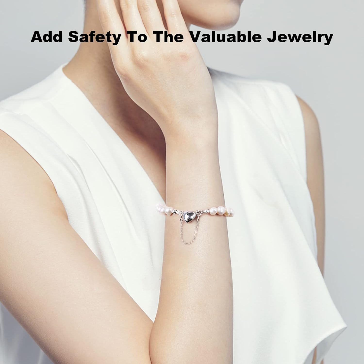 Necklace Extender Sterling Silver for Women 925 Bracelet Safety Security Extension Chain for Dainty Jewelry 2.4" Length - Image 6