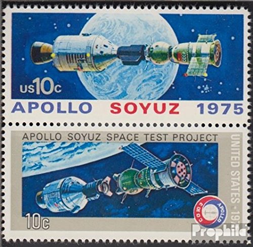 Prophila Collection Stati Uniti 1179-1180 Coppia (Completa Edizione) 1975 American-Soviet Spazio (Francobolli per i Collezionisti) Spazio