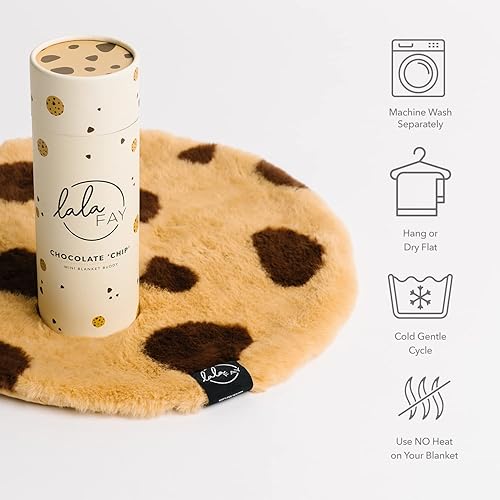 Miniatura 6 de Mini manta Cookie Buddy  Manta de seguridad unisex de lujo Minky de piel sintética para bebé  Regalos esenciales para recién nacidos para niños y