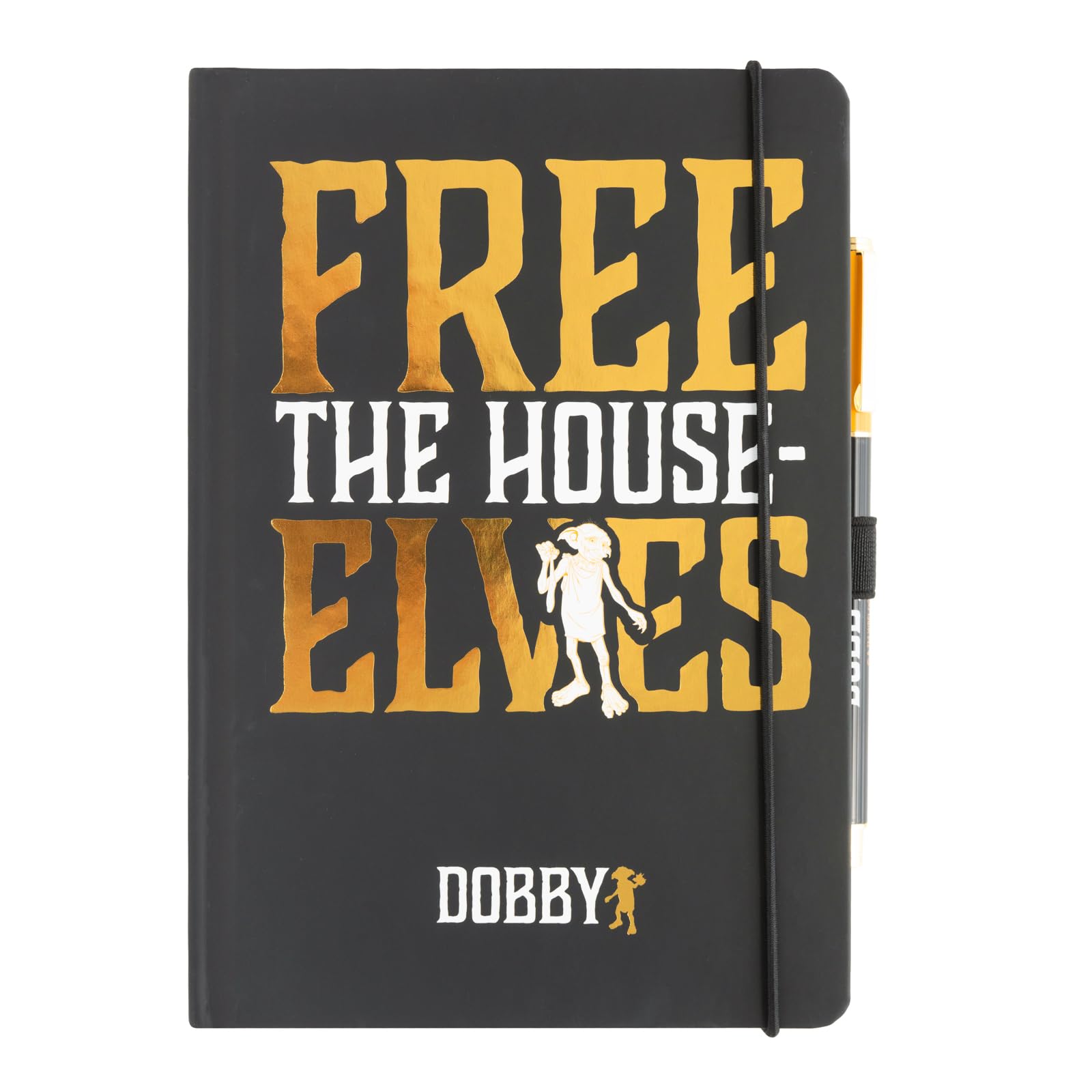 Grupo Erik A5 Notebook & Pen Set - Harry Potter Gifts | Bullet Journal Dotted Note Book, Dotted Notebook A5 Sketchbook | Dobby Harry Potter Stationery Gifts Under 15 Pounds