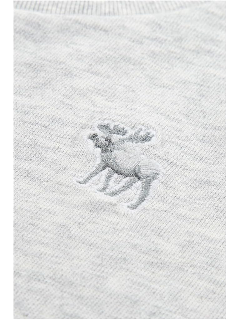 White Abercrombie & Fitch Short Sleeve Essential Tee (Big Kid)