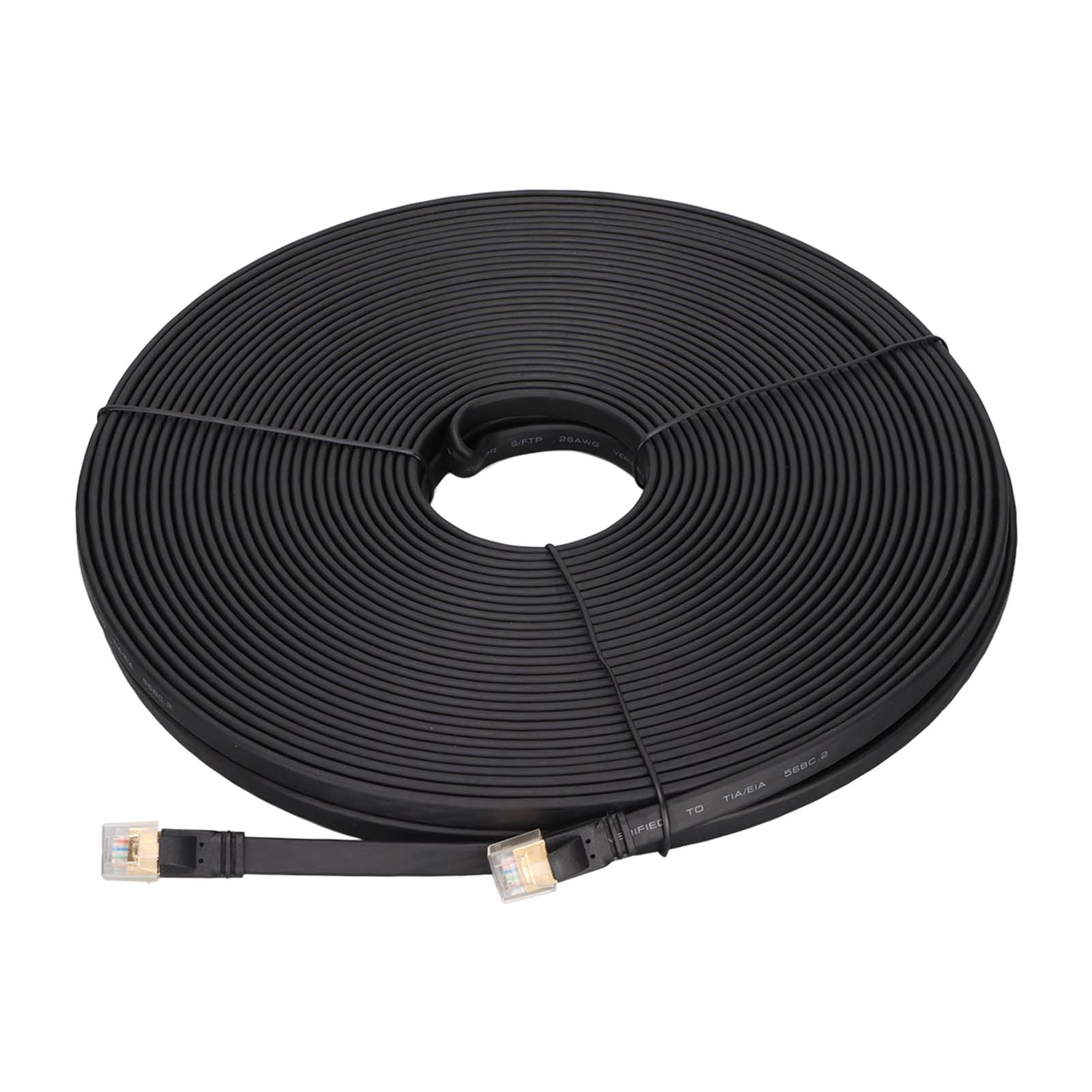 Kabel Ethernet Cat8, Szybki Kabel Krosowy RJ45, Kabel Sieciowy 40Gbps 2000Mhz Cat8 LAN, Płaski Kabel Internetowy 10 Gigabit Komputerowy Kabel Szerokopasmowy do Gier z Modemem