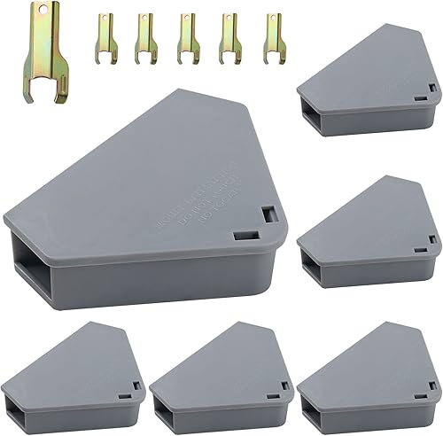 Miniatura 8 de Estación de mouse con llaves color negro, paquete de 12, estaciones de mouse requeridas, estaciones de ratón, mantiene a los niños y mascotas