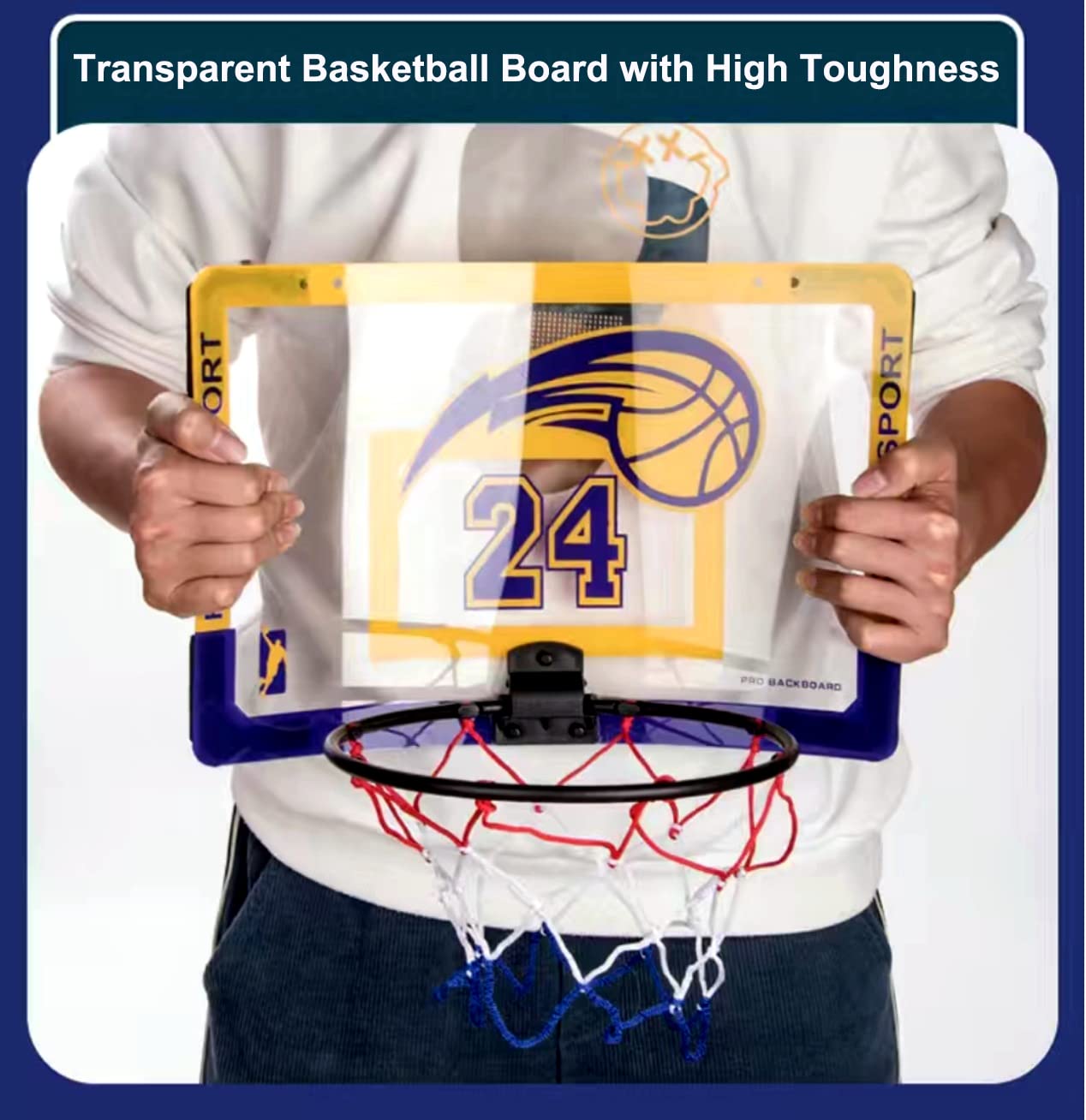 Amazon.com : BEESUNY Indoor Basketball Hoop with Basketball