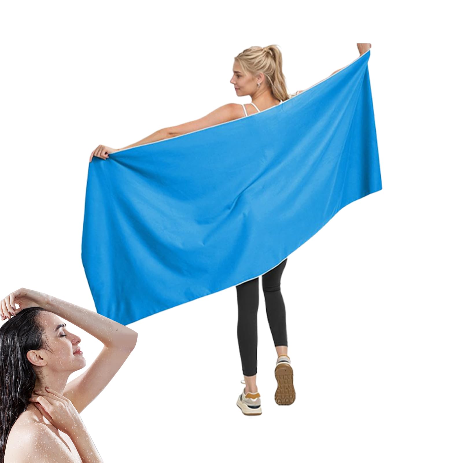 Toallas deportivas absorbentes de agua para entrenamientos, yoga y playa
