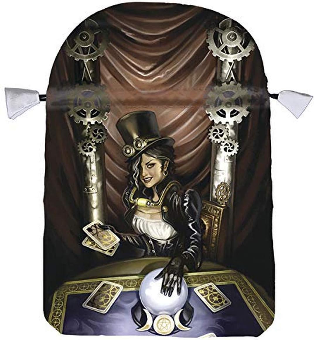 Steampunk Tarot High Priestess Satin Bag