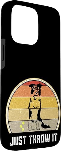 Miniatura 3 de Funda para iPhone 15 Pro Max Just Throw It Border Collie para hombres